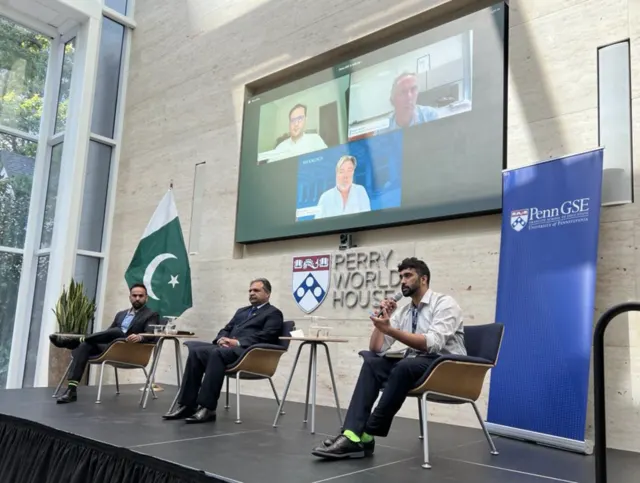 Panel discussion at Perry World House